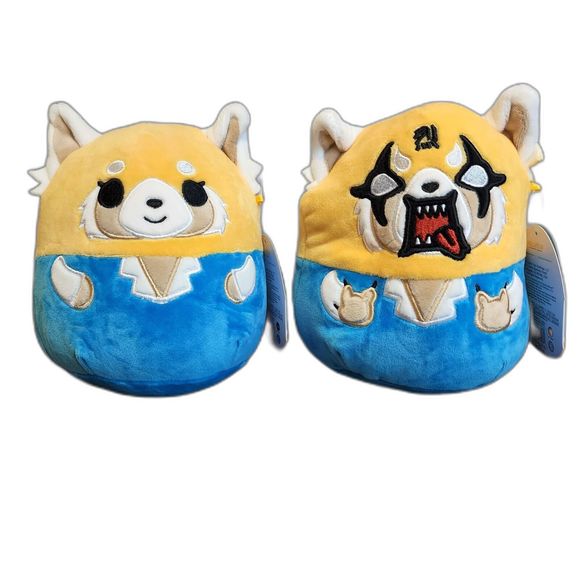 Squishmallows Aggretsuko 6.5" Calm and Rage Expression Sanrio 2022 - Picture 1 of 6